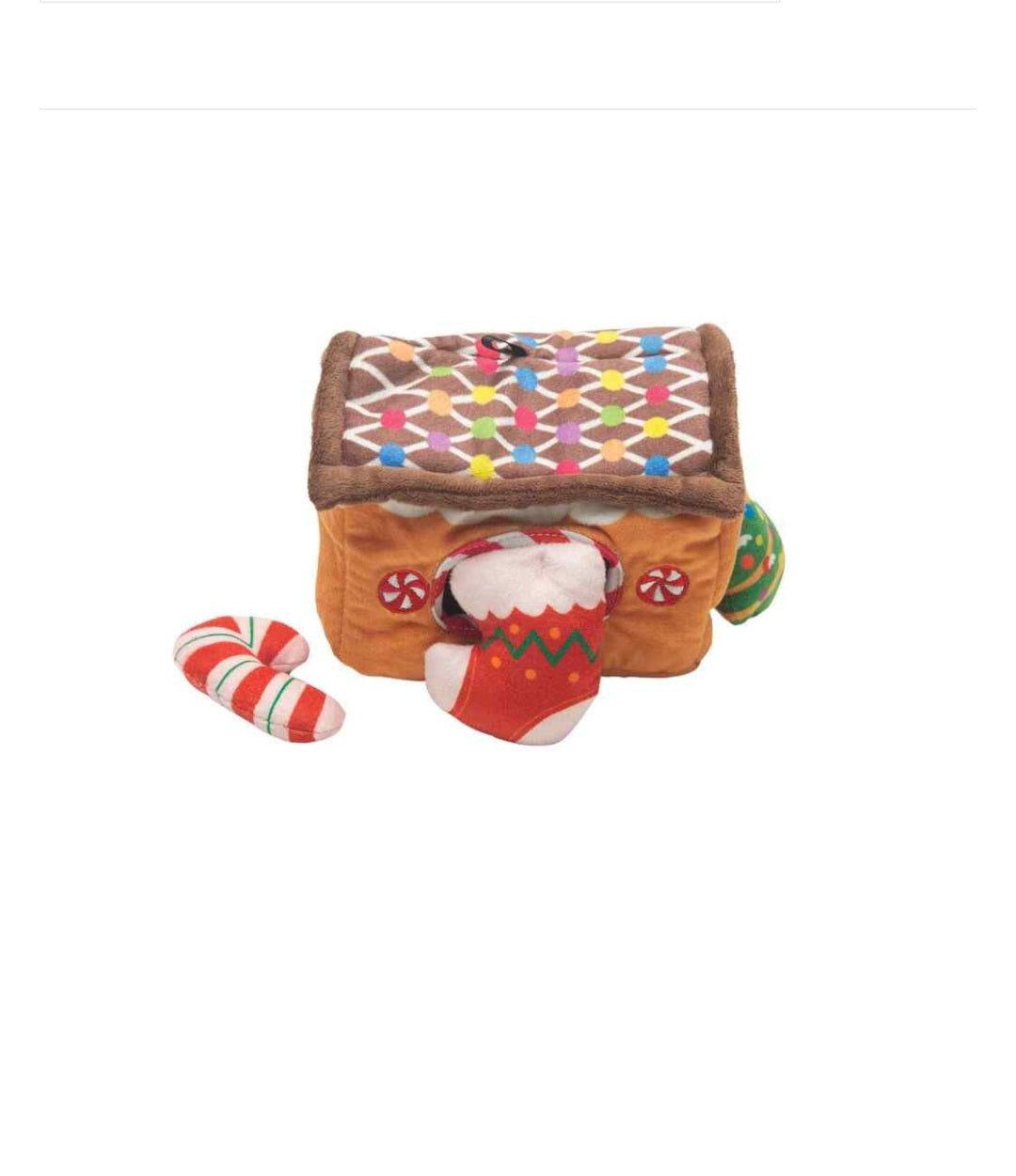 Holiday Plush Toy Hide N Seek - Gingerbread House