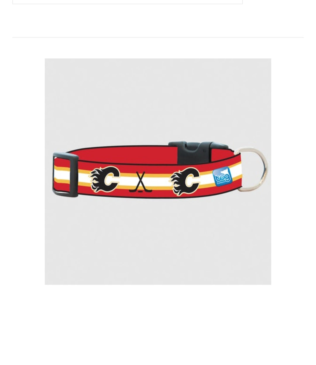 Dog Collar - Calgary Flames (NHL licenced) Medium