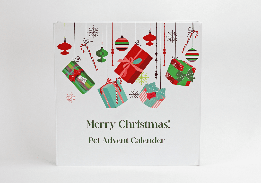 Midlee 12-Day FILLED Christmas Advent Calendar for Cats