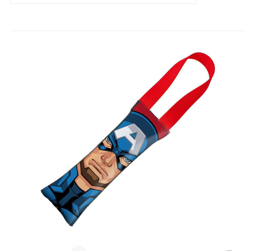 Squeaky Tug Toy - Licensed-Captain America